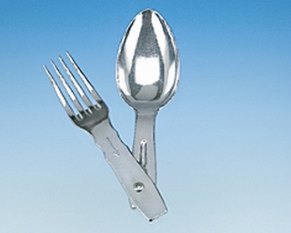 Folding cutlery 2-part